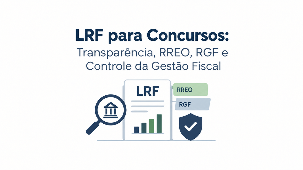 LRF para Concursos: Transparência, RREO, RGF e Controle da Gestão Fiscal
